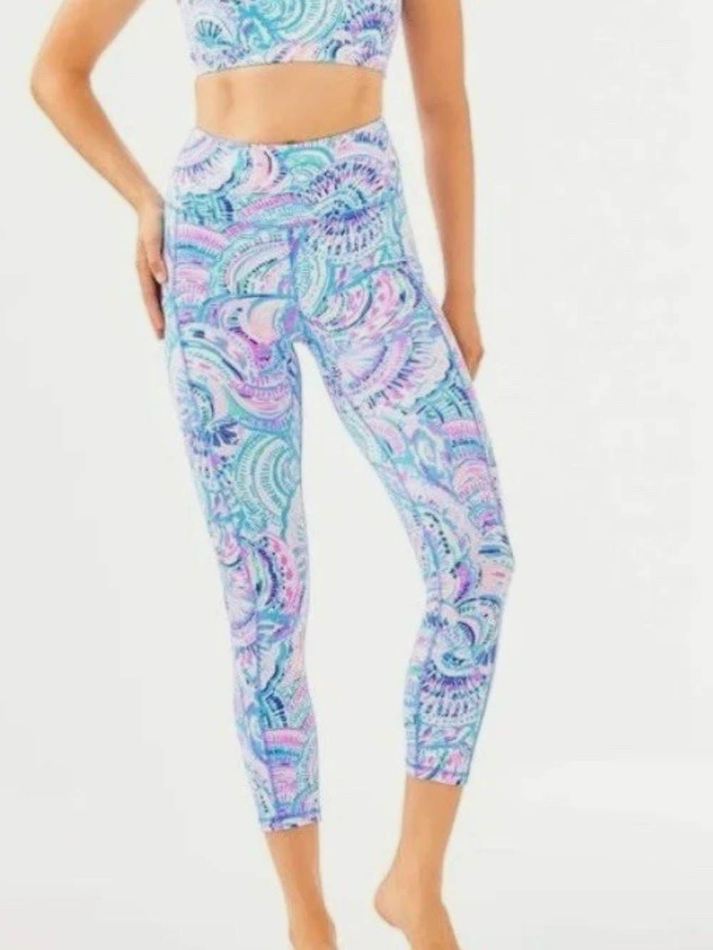 Lilly Pulitzer Happy as a Clam leggings - Picture 4 of 4